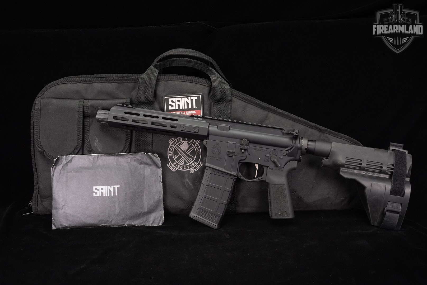Springfield Armory SAINT Victor Pistol 5.56 NATO AR-15 AR15 7.5 +ORIG CASE-img-2