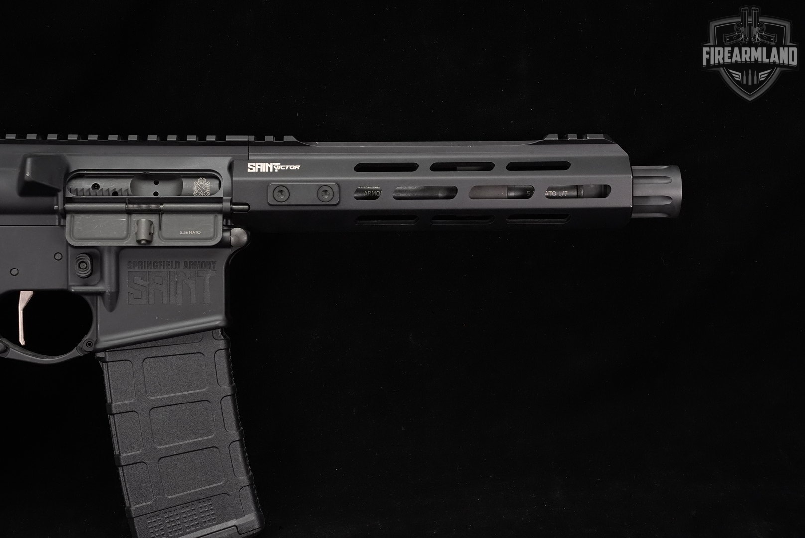 Springfield Armory SAINT Victor Pistol 5.56 NATO AR-15 AR15 7.5 +ORIG CASE-img-5