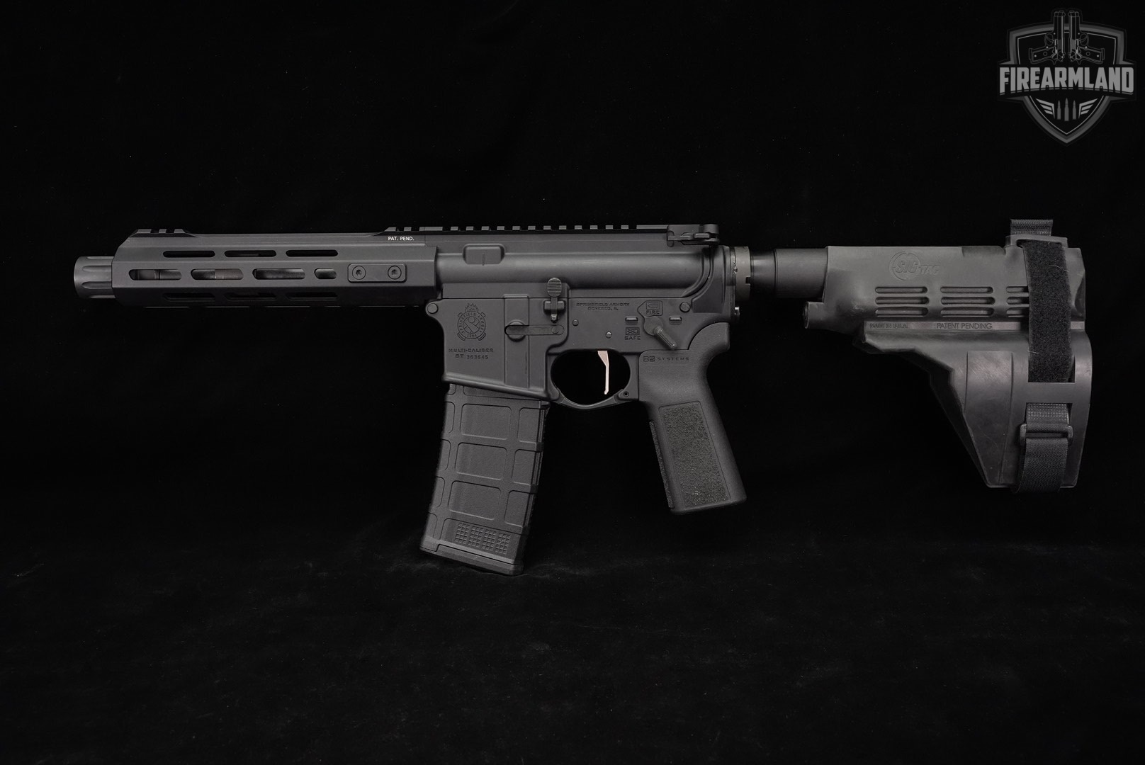 Springfield Armory SAINT Victor Pistol 5.56 NATO AR-15 AR15 7.5 +ORIG CASE-img-6