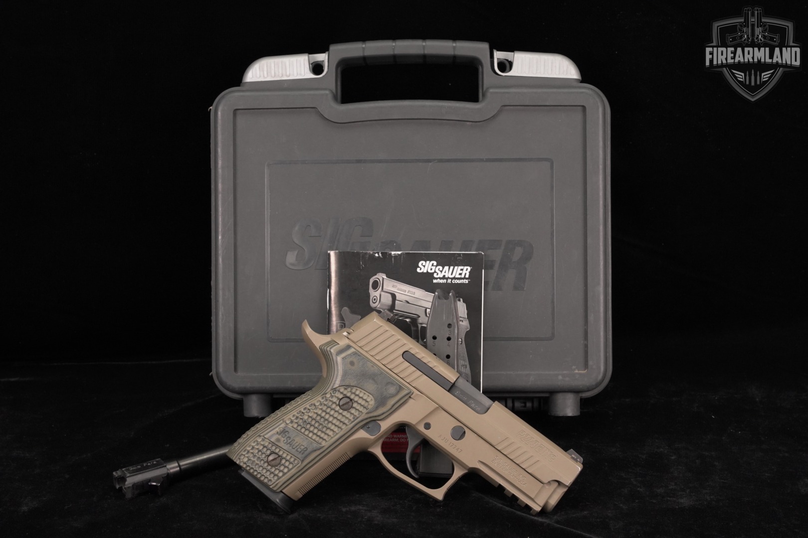 Sig Sauer P229 Elite Scorpion 9mm 3.9" FDE P 229 +2 MAGS & ORIG CASE-img-2