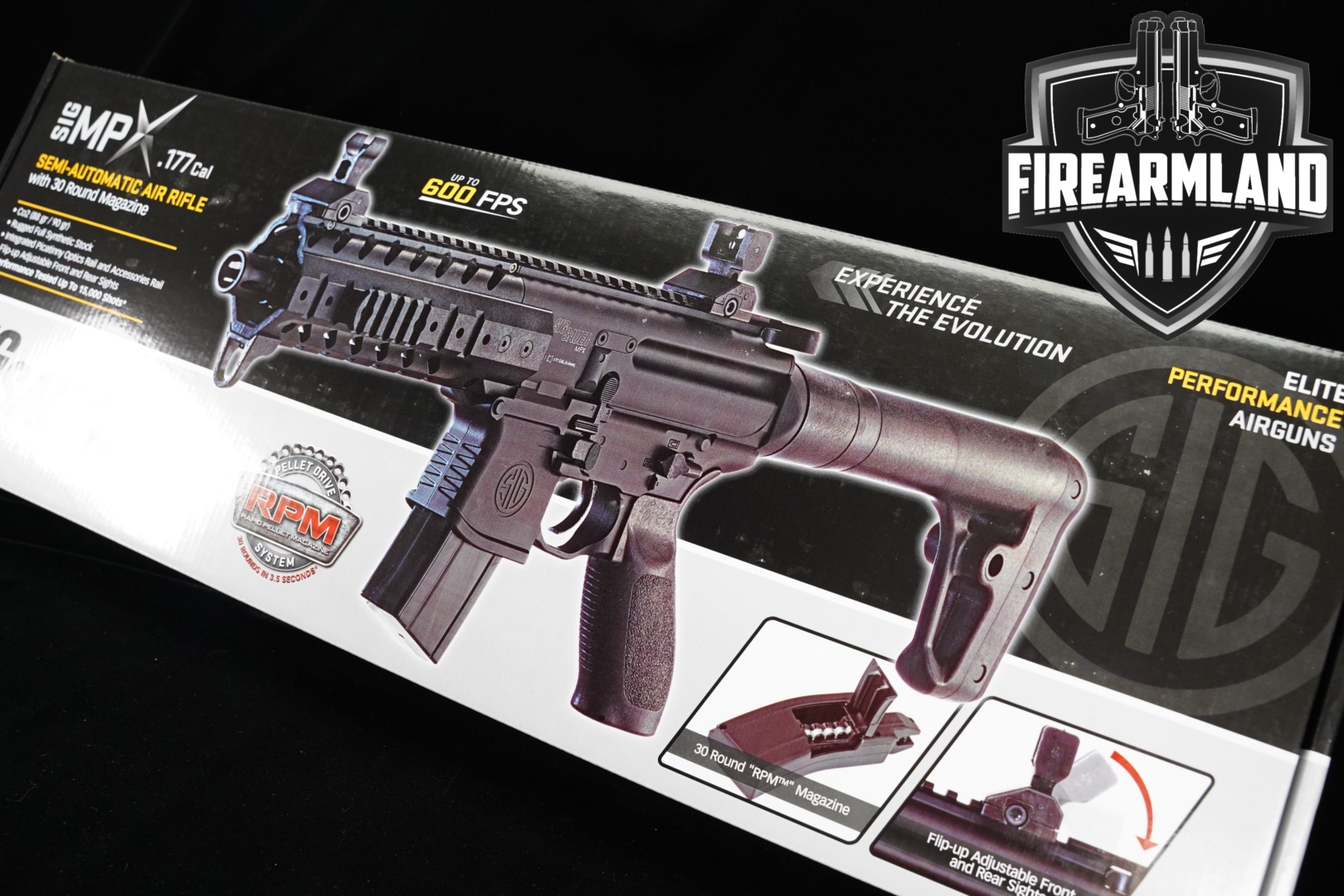 Sig Sauer MPX Air .177 Caliber (4.5mm) Black & Synthetic in Factory New Condition Thumbnail