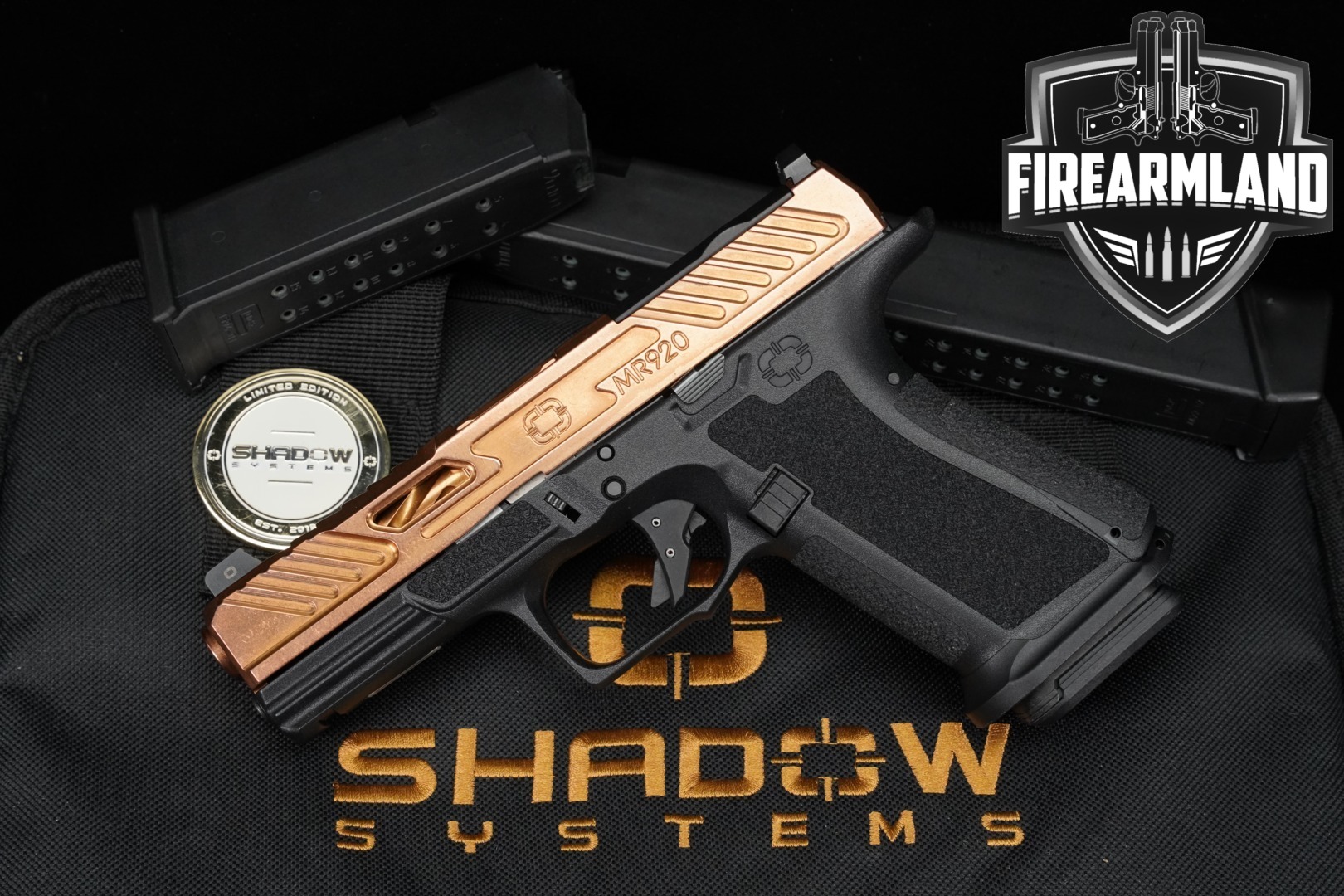 Shadow Systems MR920 Elite 9mm Luger Two-Tone Bronze in Excellent Condition Thumbnail