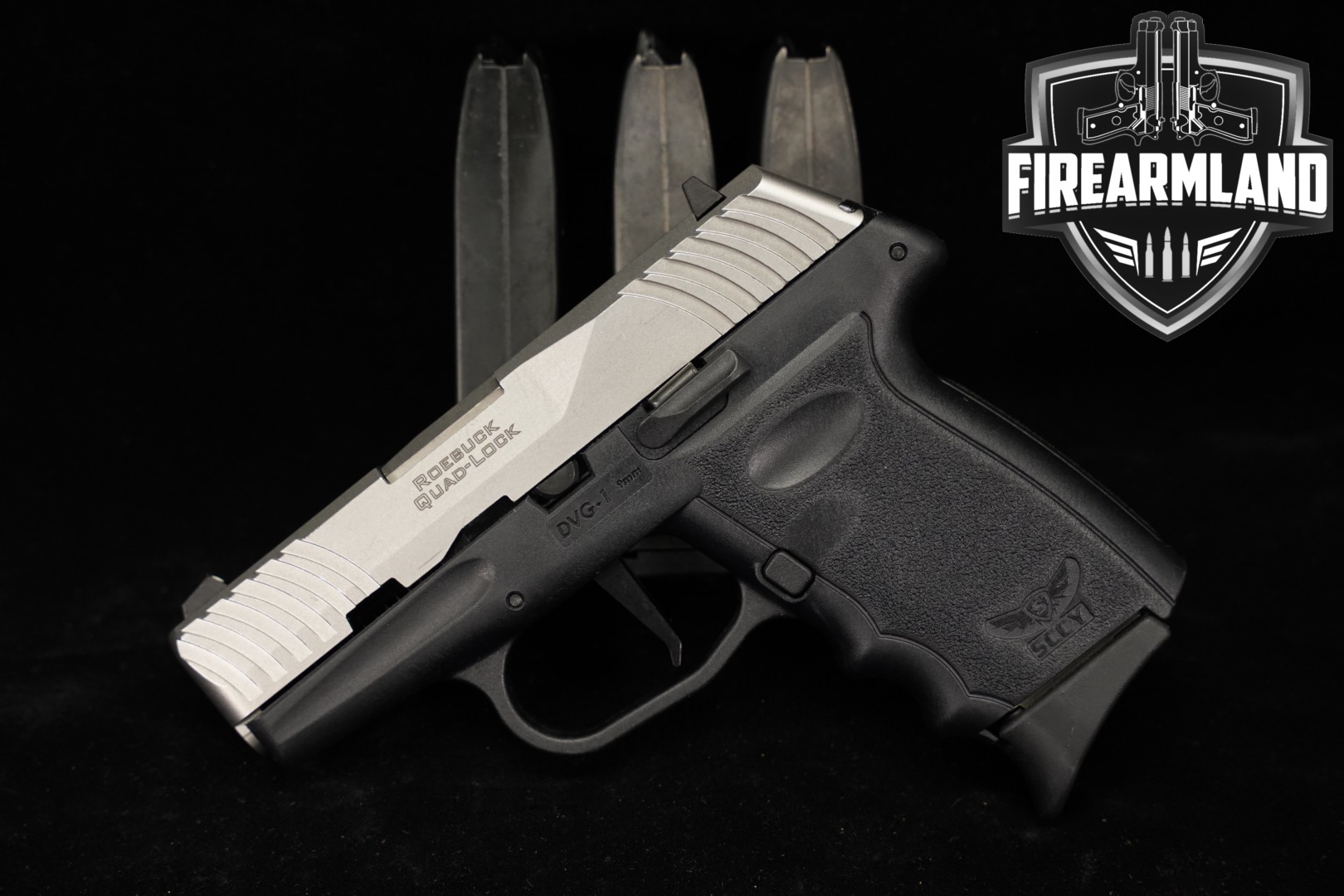 SCCY Industries DVG-1 9mm 3.1" Two-Tone Stainless DVG1 +4 MAGS-img-0