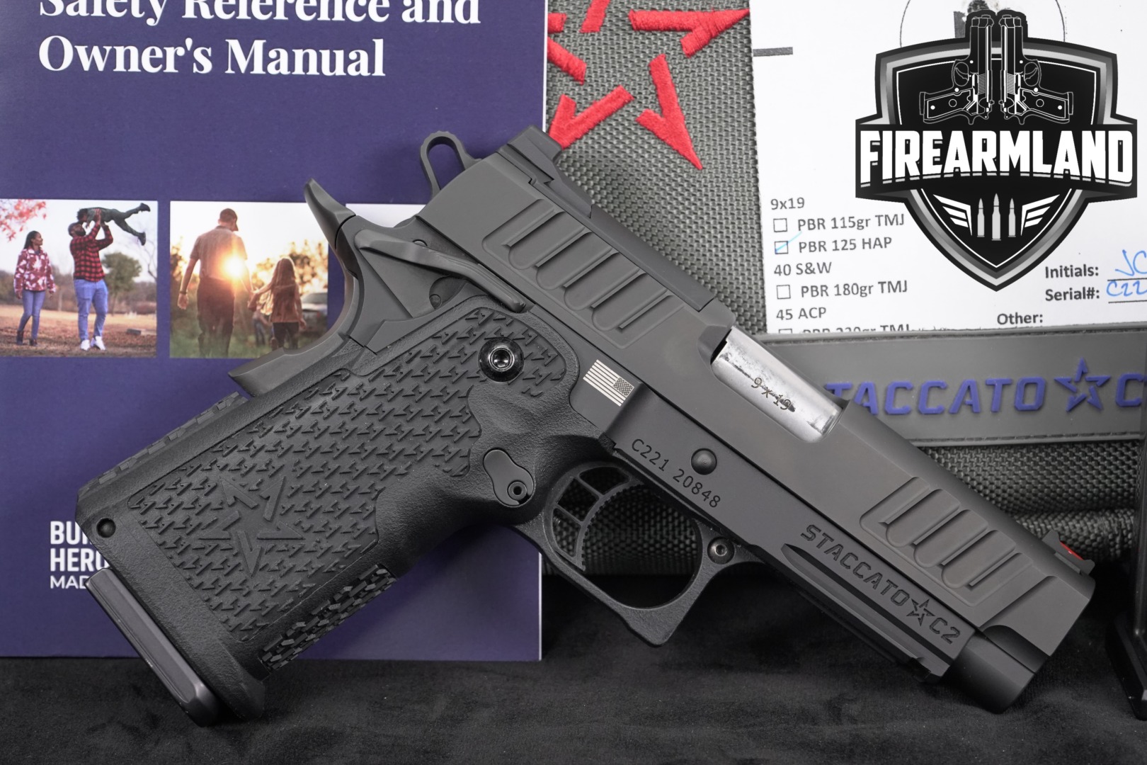 Staccato (STI) C2 9mm Luger Black in Excellent Condition Thumbnail