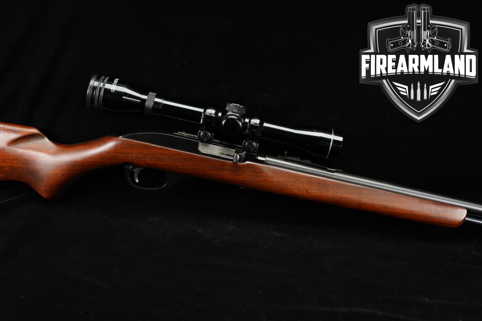 Marlin Model 99 Automatic 22LR First-Issue 22" Hardwood M99 +TASCO SCOPE-img-0
