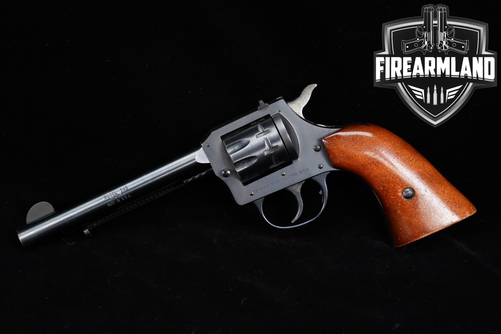 Harrington & Richardson (H&R) Model 949 Forty-Niner, Second Model .22 LR Blued in Very Good Condition Thumbnail