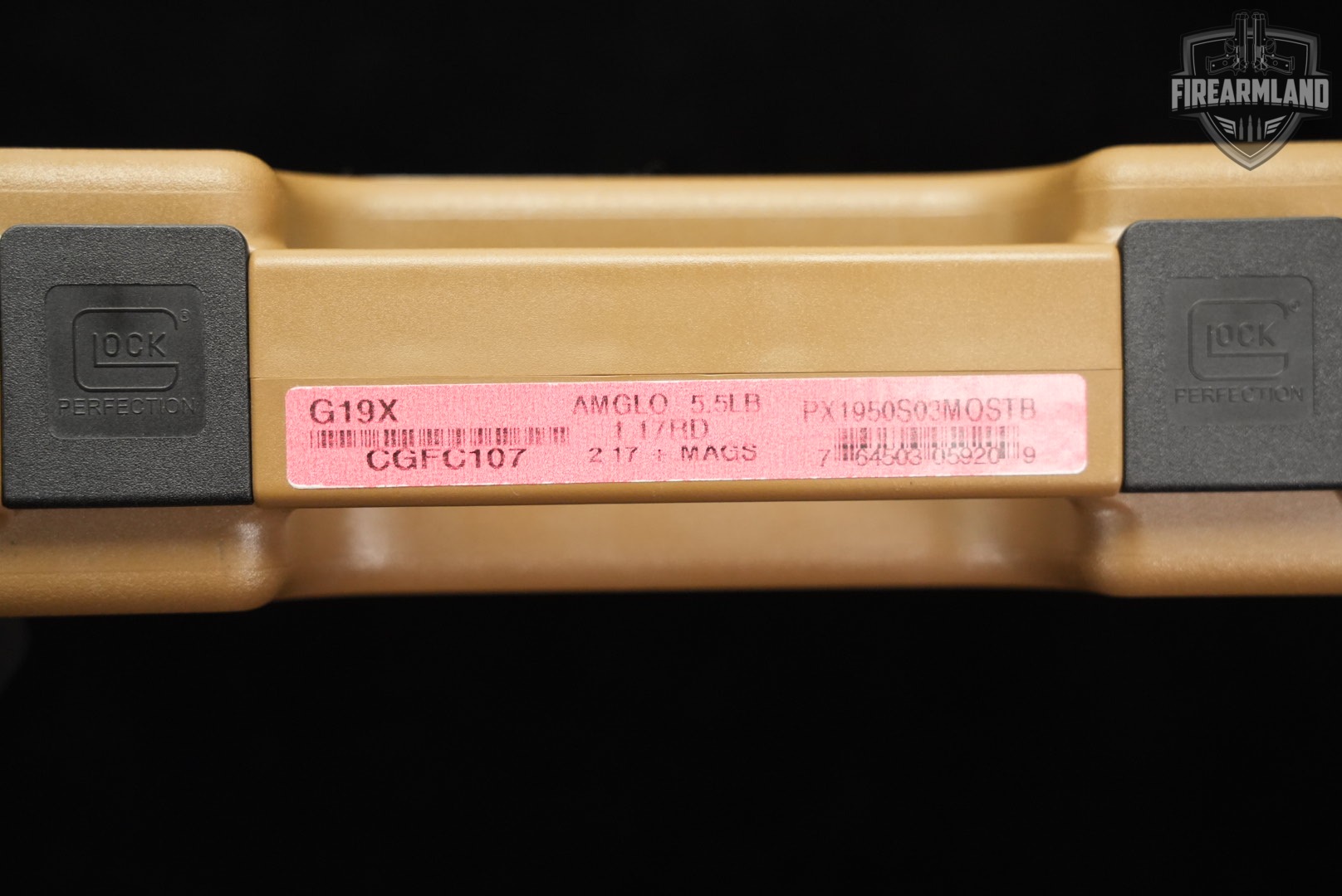 Glock 19X MOS G19X 9mm 4.5" Coyote Tan THREADED +3 MAGS & ORIG CASE-img-14