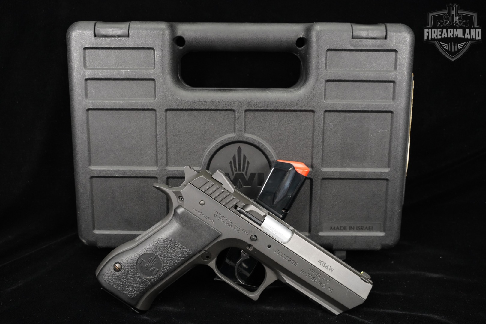 BABY EAGLE IWI Jericho 941 F 40 S&W 4.4" 941F +2 MAGS & ORIG CASE-img-2