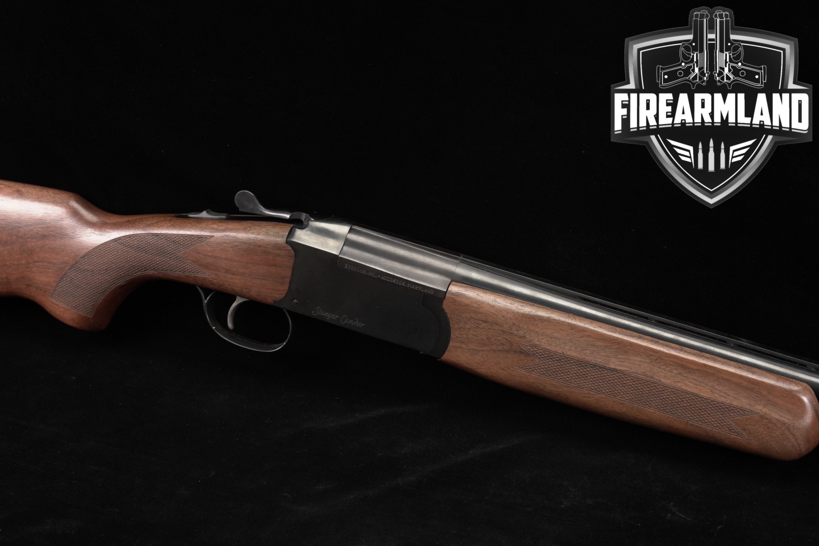 E. R. Amantino Condor Compact 20 Gauge Blued & Walnut in Very Good Condition Thumbnail
