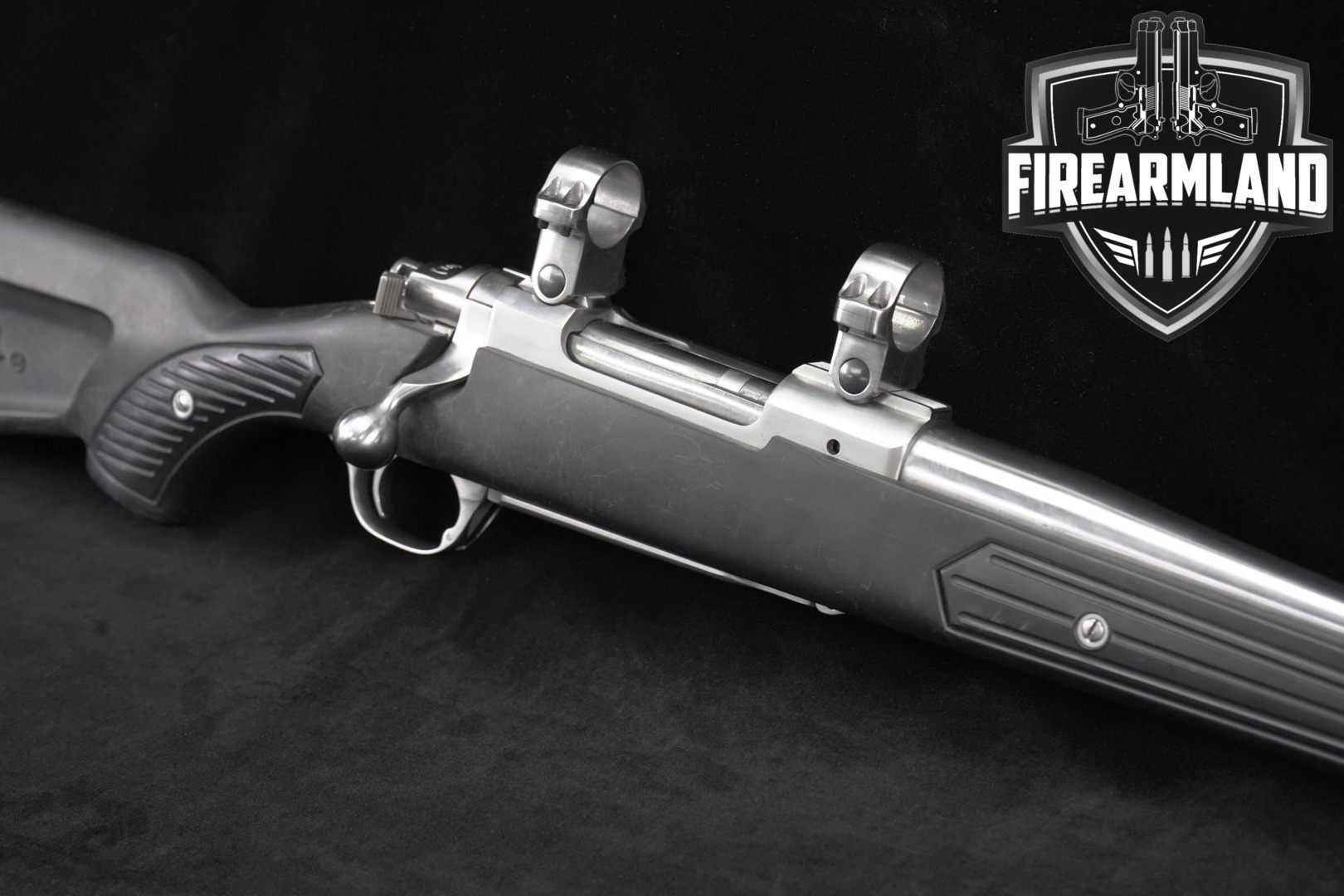 2000 Sturm Ruger M77 Mark II All-Weather .308 Win. Stainless & Black in Good Condition Thumbnail