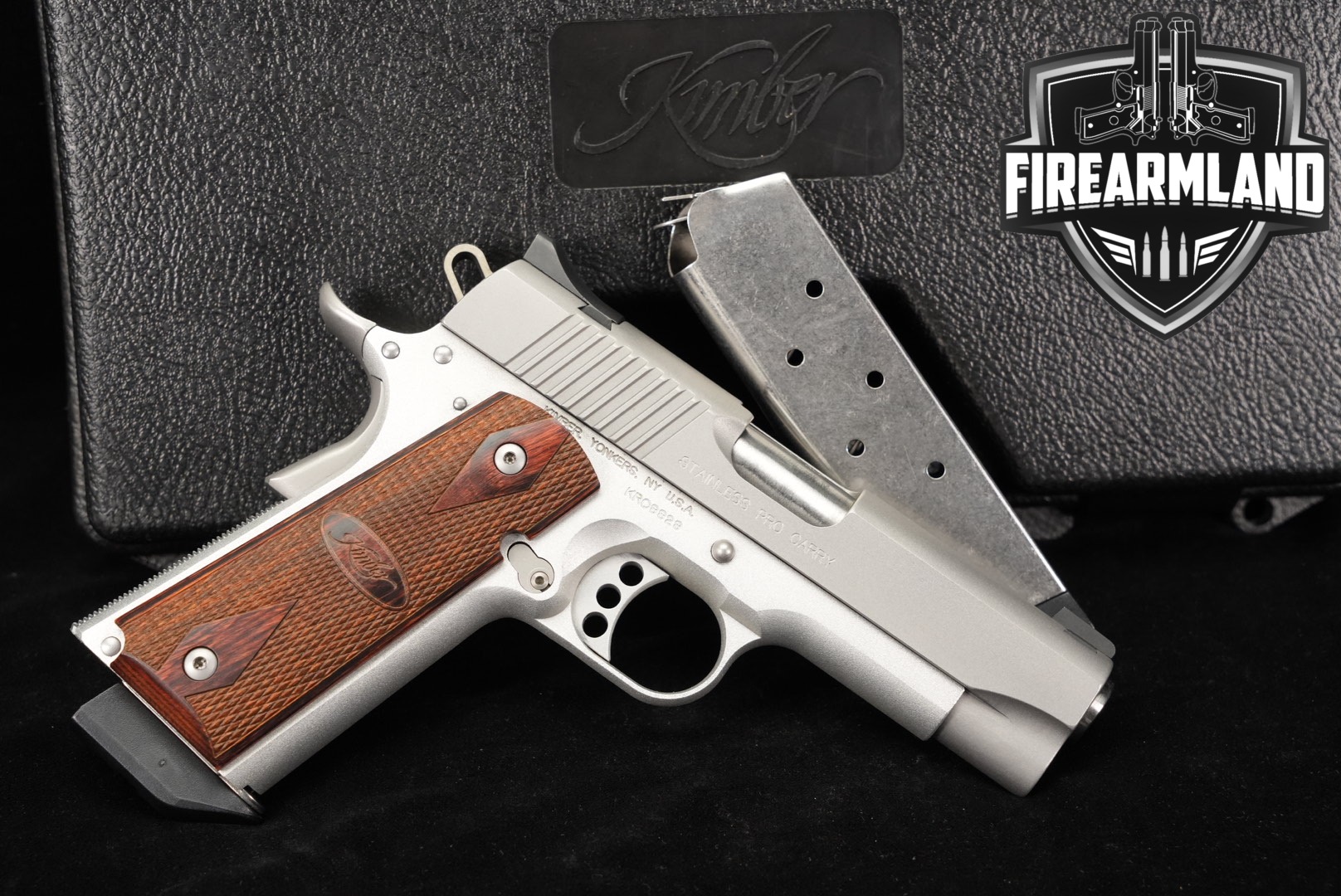 Kimber Stainless Pro Carry .45 ACP Stainless in Excellent Condition Thumbnail