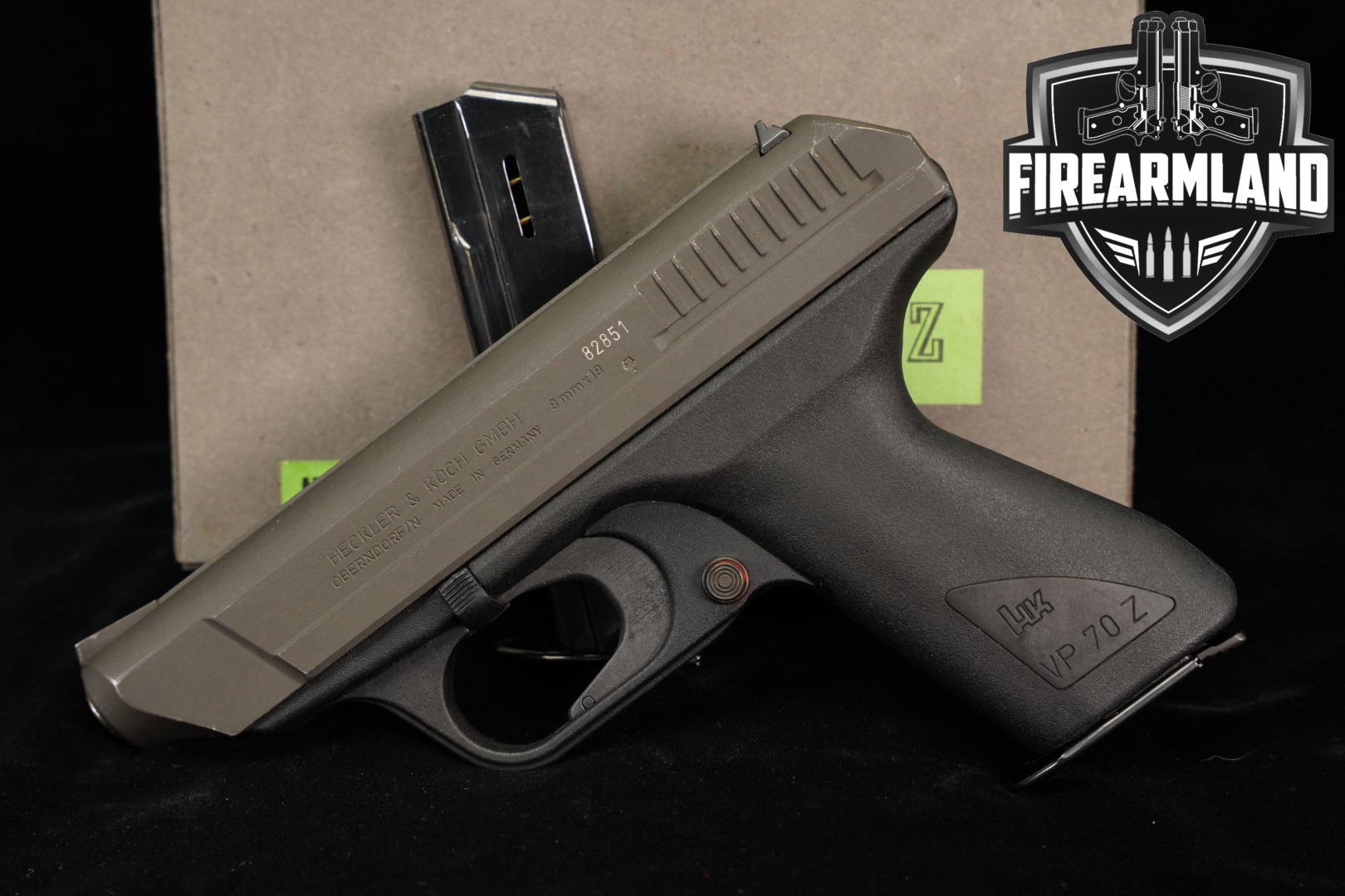 Heckler & Koch (H&K, HK) VP70 Z 9mm Luger Black in Very Good Condition Thumbnail