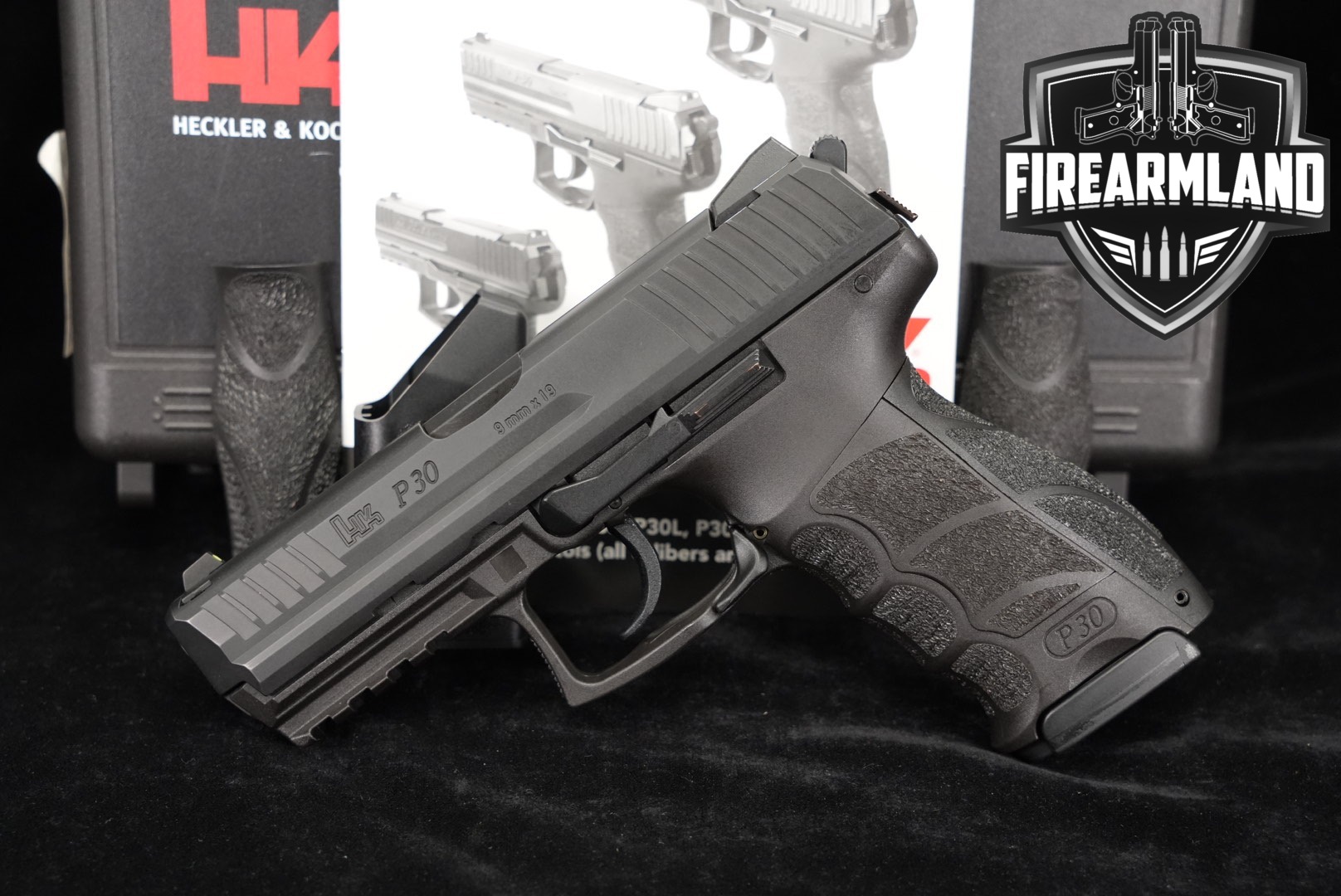 Heckler & Koch P30 V3 9mm H&K 3.85" P-30 +ORIG CASE-img-0