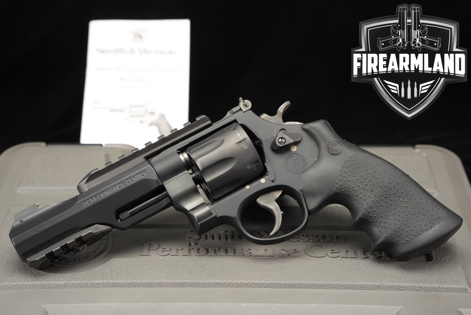 Smith & Wesson (S&W) Model 327 TRR8 Performance Center .357 Mag. Two-Tone Black & Stainless in Good Condition Thumbnail