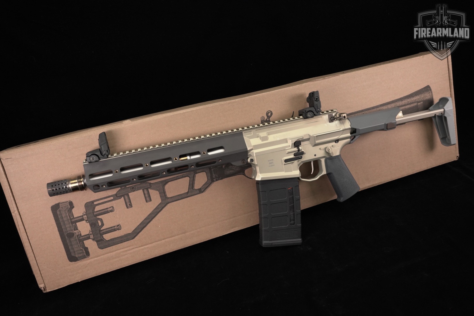 SBR Q Boombox 8.6 Blackout AR-10 AR10 12" +ORIG BOX-img-2