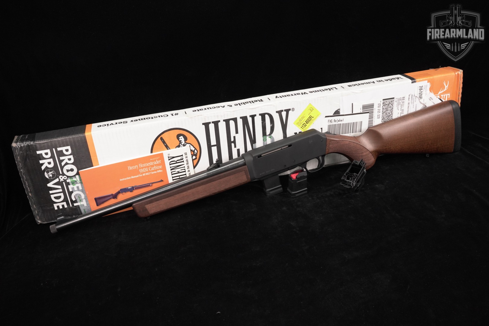 Henry Model H027-H9C Homesteader 9mm 16.37" +2 MAGS & ORIG BOX-img-2