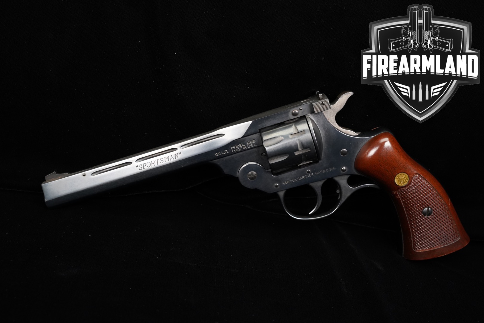 Harrington & Richardson Model 999 Sportsman Third H&R 22LR 6" Blued DA/SA-img-0