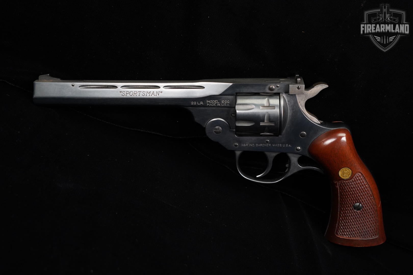 Harrington & Richardson Model 999 Sportsman Third H&R 22LR 6" Blued DA/SA-img-2