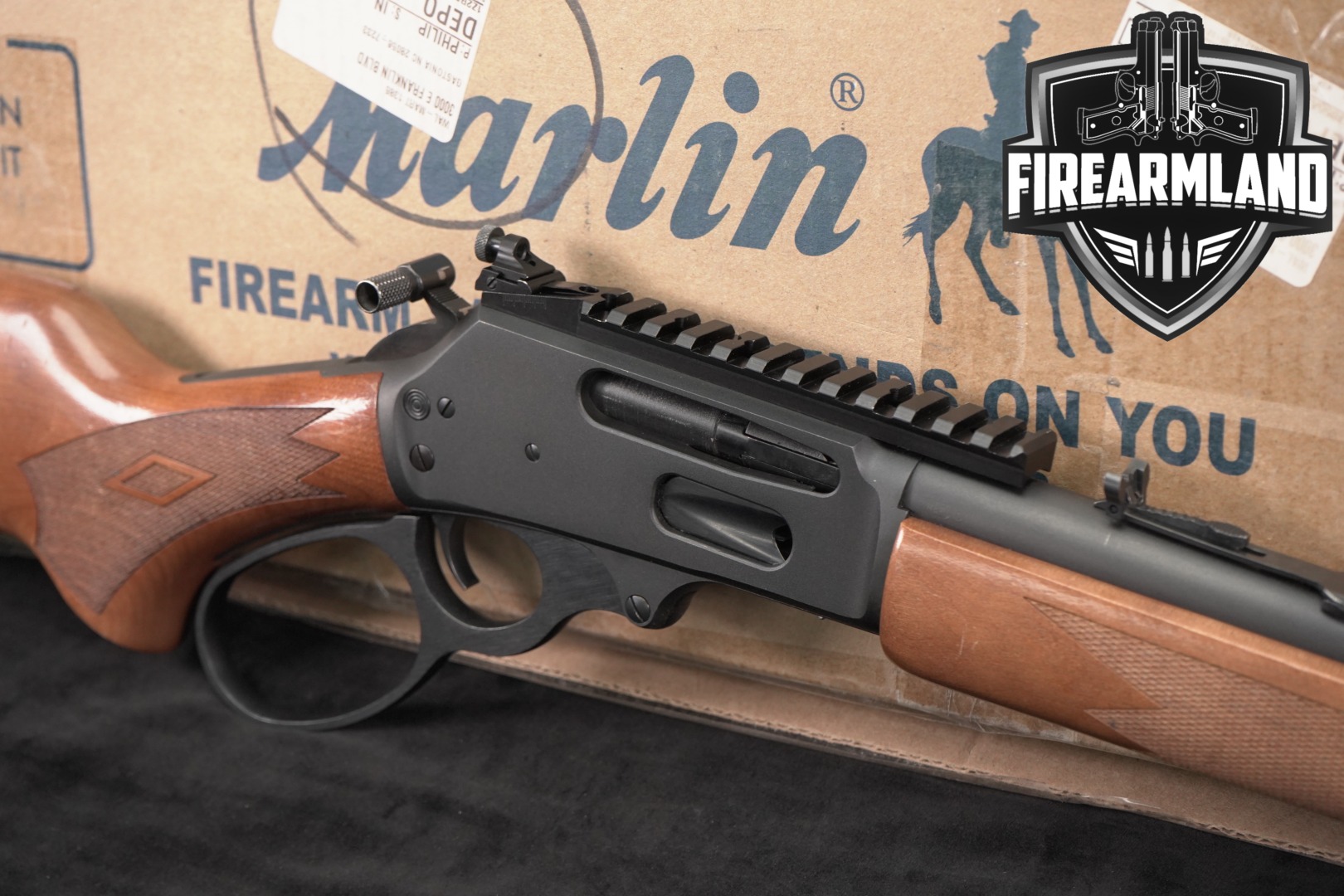 Marlin Firearms Co. Model 336W .30-30 Blued & Walnut in Very Good Condition Thumbnail