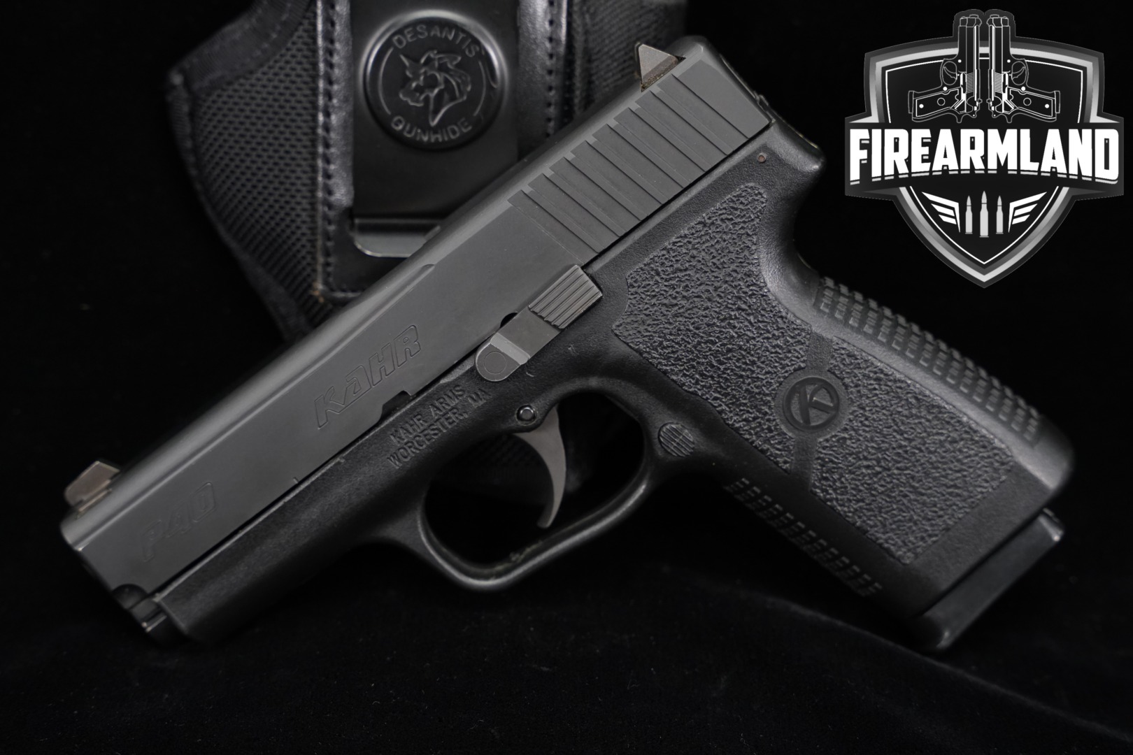 Kahr Arms P40 Premium Series .40 S&W Blackened Stainless in Good Condition Thumbnail