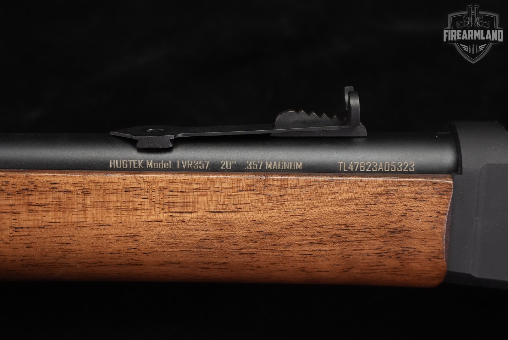 Hugtek LVR357 Saddlehorn 357 Magnum 20" Black & Walnut GForce Arms LVR-img-20