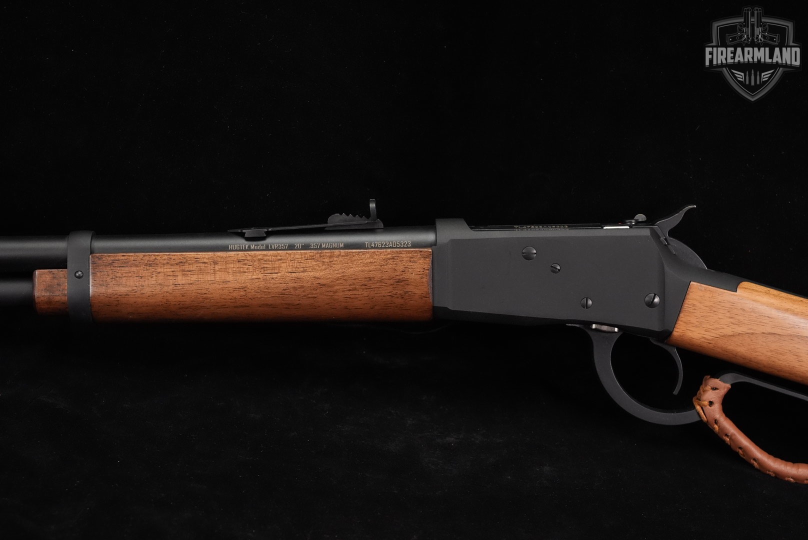 Hugtek LVR357 Saddlehorn 357 Magnum 20" Black & Walnut GForce Arms LVR-img-8