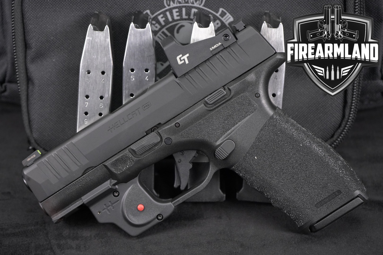 Springfield Armory Hellcat Pro 9mm Luger Black in Very Good Condition Thumbnail