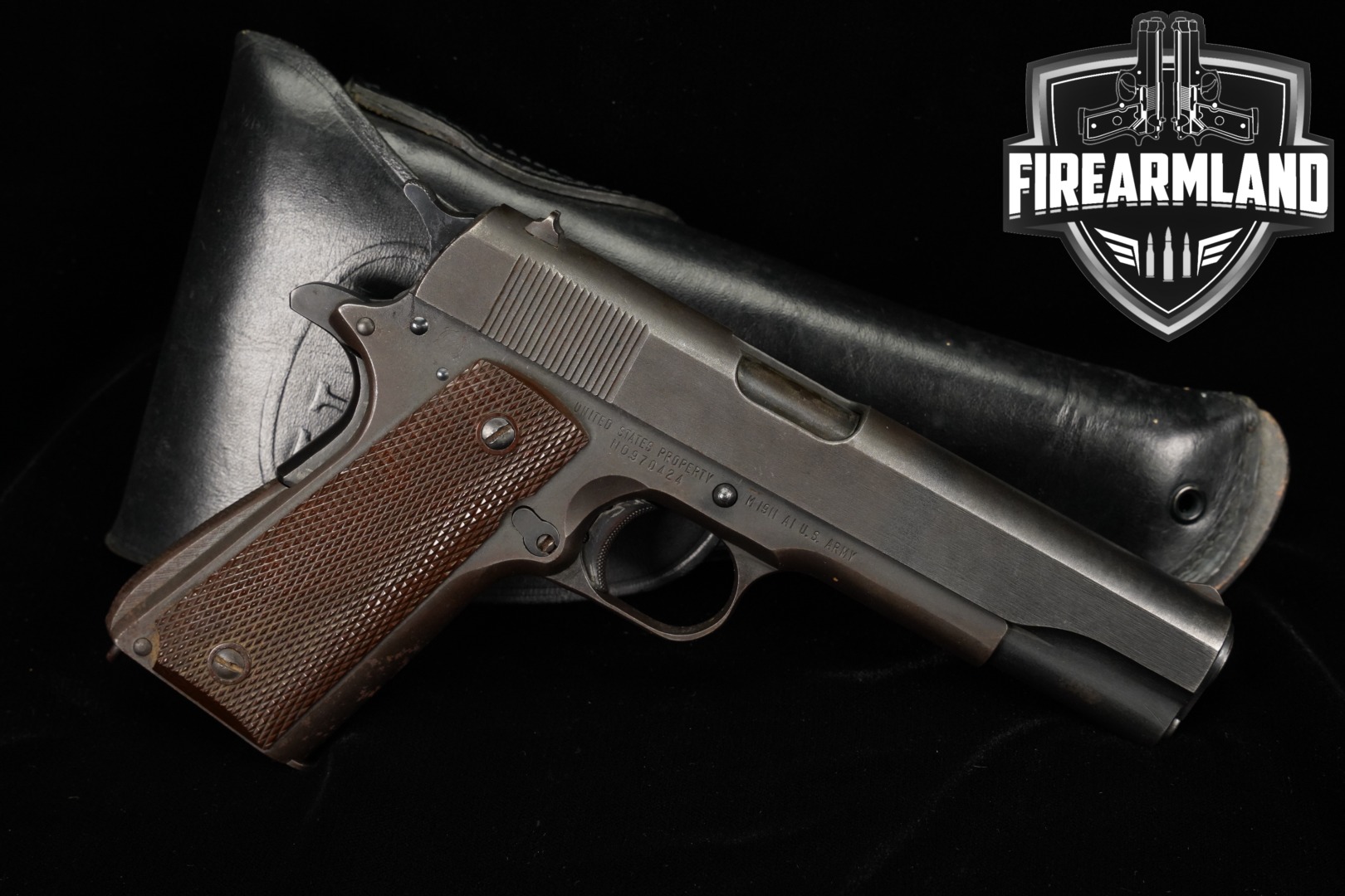 1943 Remington Rand Inc. M1911A1 .45 ACP Black in Fair Condition Thumbnail