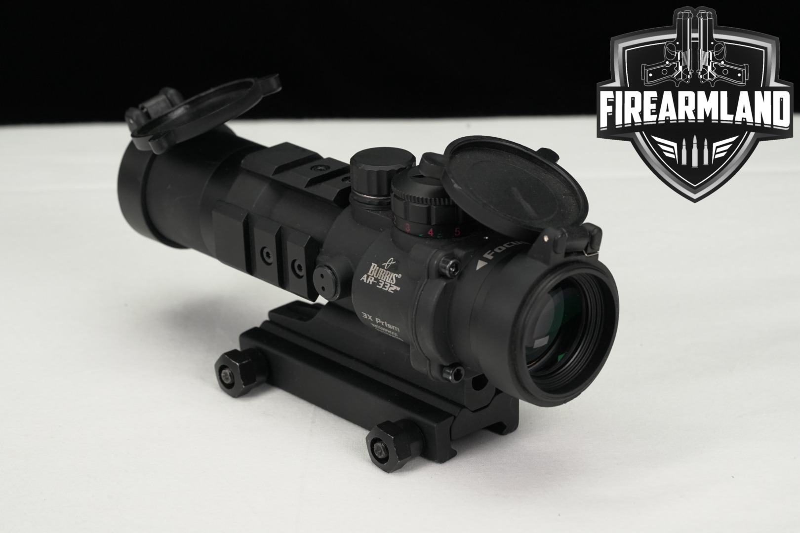 Burris AR-332 3X Prism Red/ Green Illuminated Ballistic CQ Reticle in Excellent Condition Thumbnail