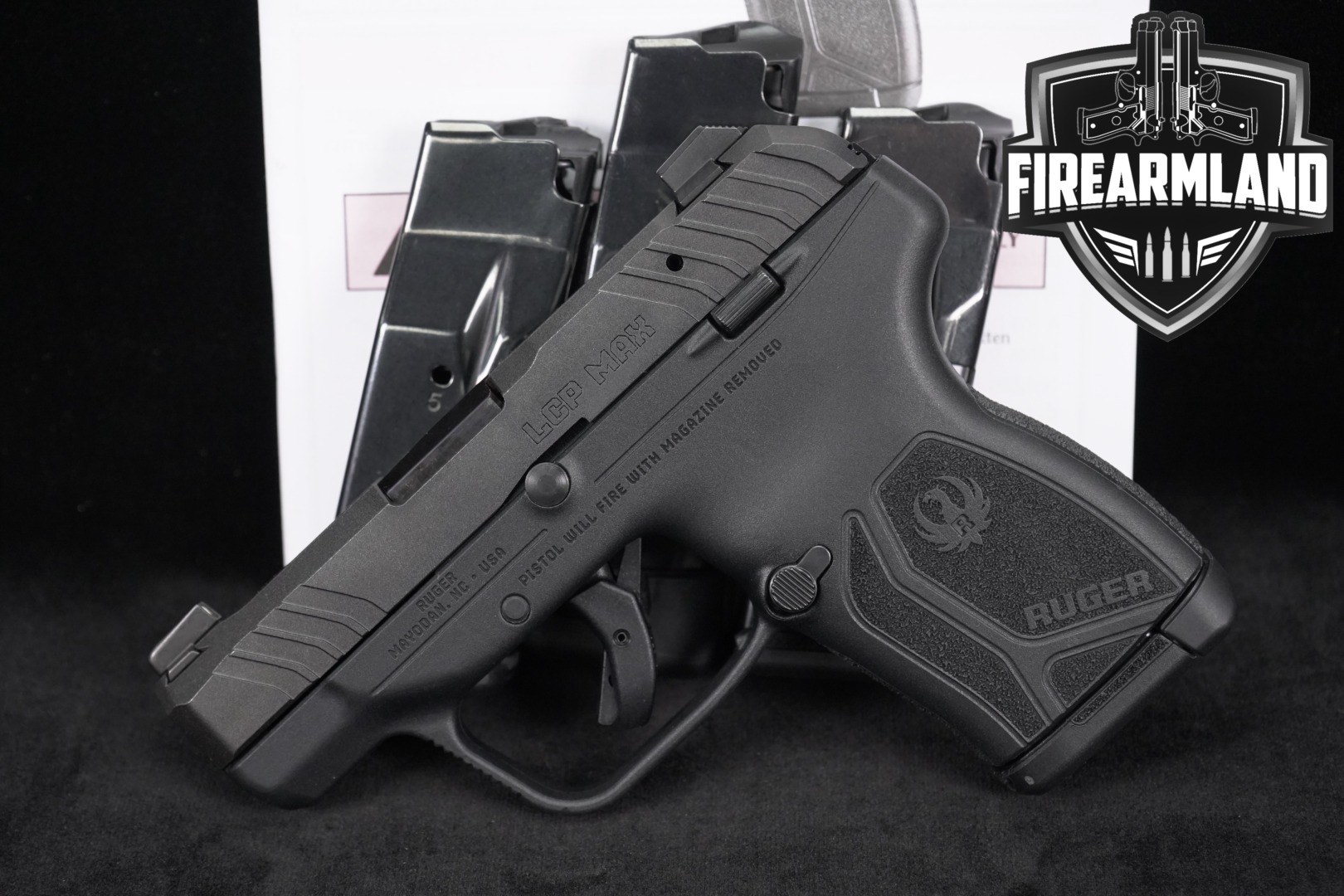 2022 Sturm Ruger LCP Max .380 ACP Black in Excellent Condition Thumbnail