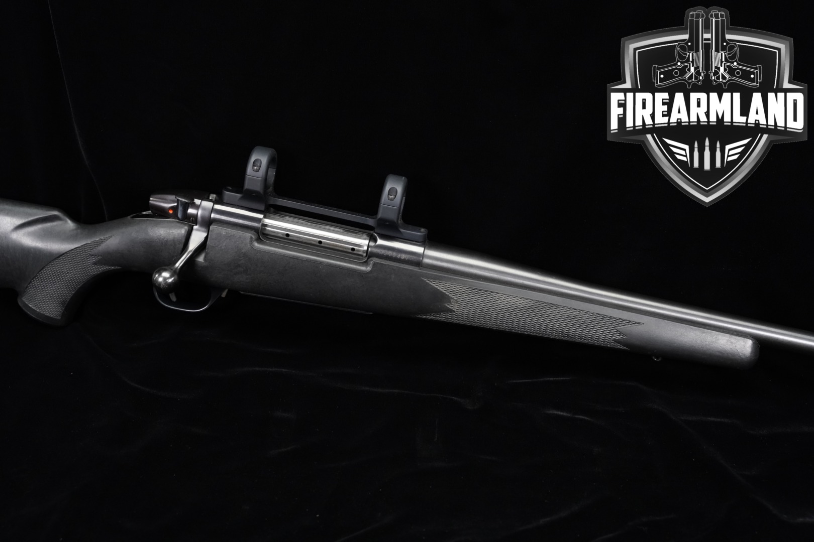 1972-1994 Weatherby Mark V Stainless Synthetic; Japanese Howa production .270 Wby. Mag. Stainless & Synthetic in Very Good Condition Thumbnail