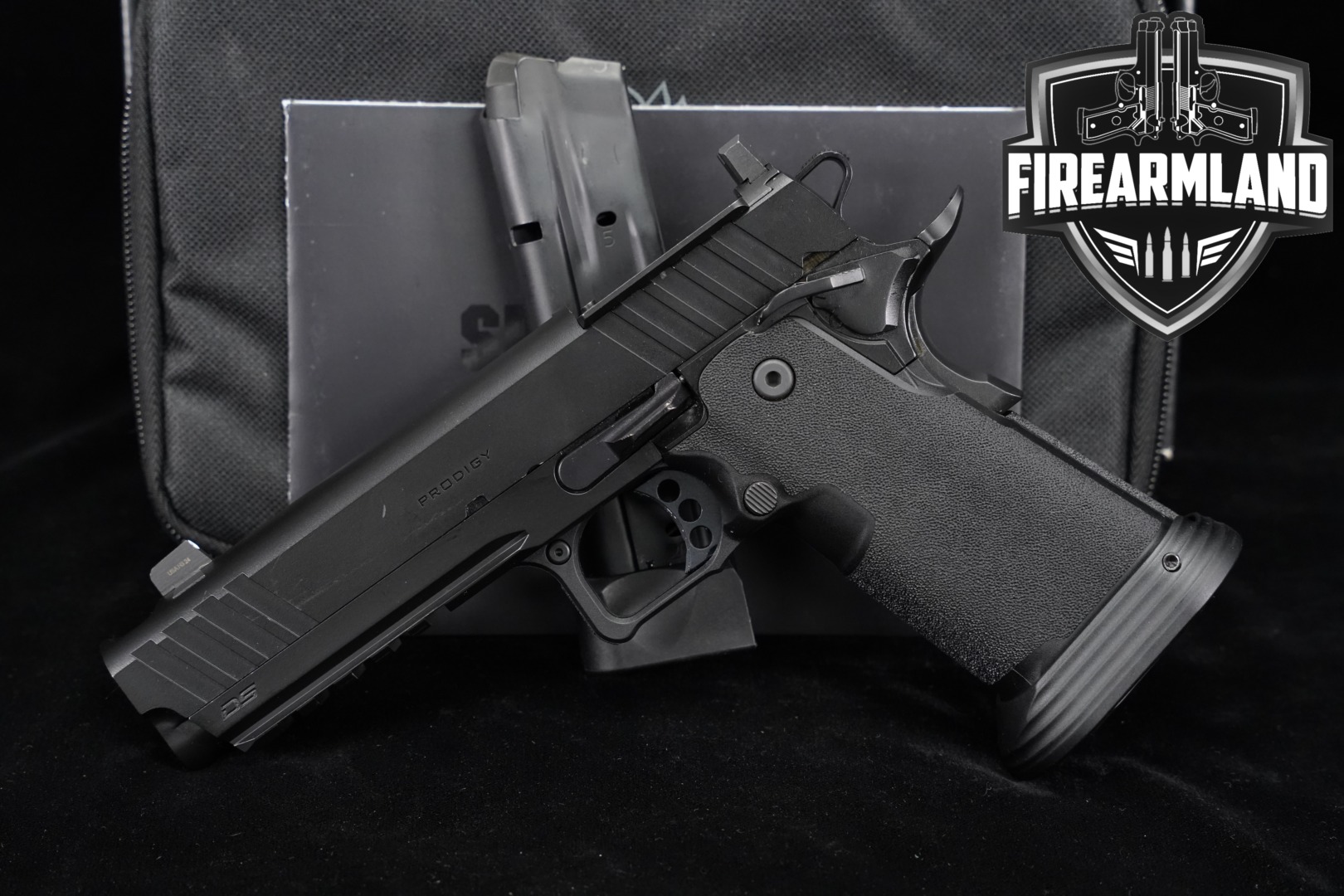 Springfield Armory 1911 DS Prodigy Comp AOS 9mm Luger Black in Very Good Condition Thumbnail
