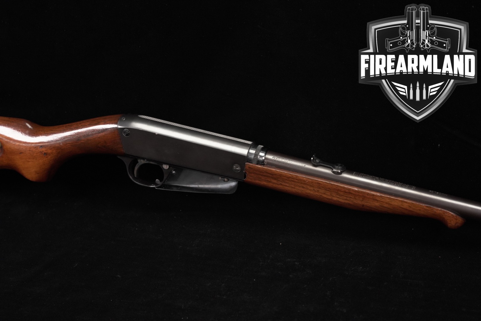 1920s-1930s Remington Model 24 .22 Short / .22 Long Rifle Blued & Walnut in Good Condition Thumbnail