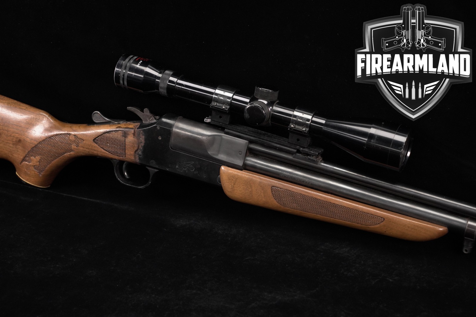 Savage Arms Model 24V 222 Rem / 20 Ga Blued & Walnut M24 24-V +TASCO SCOPE-img-0