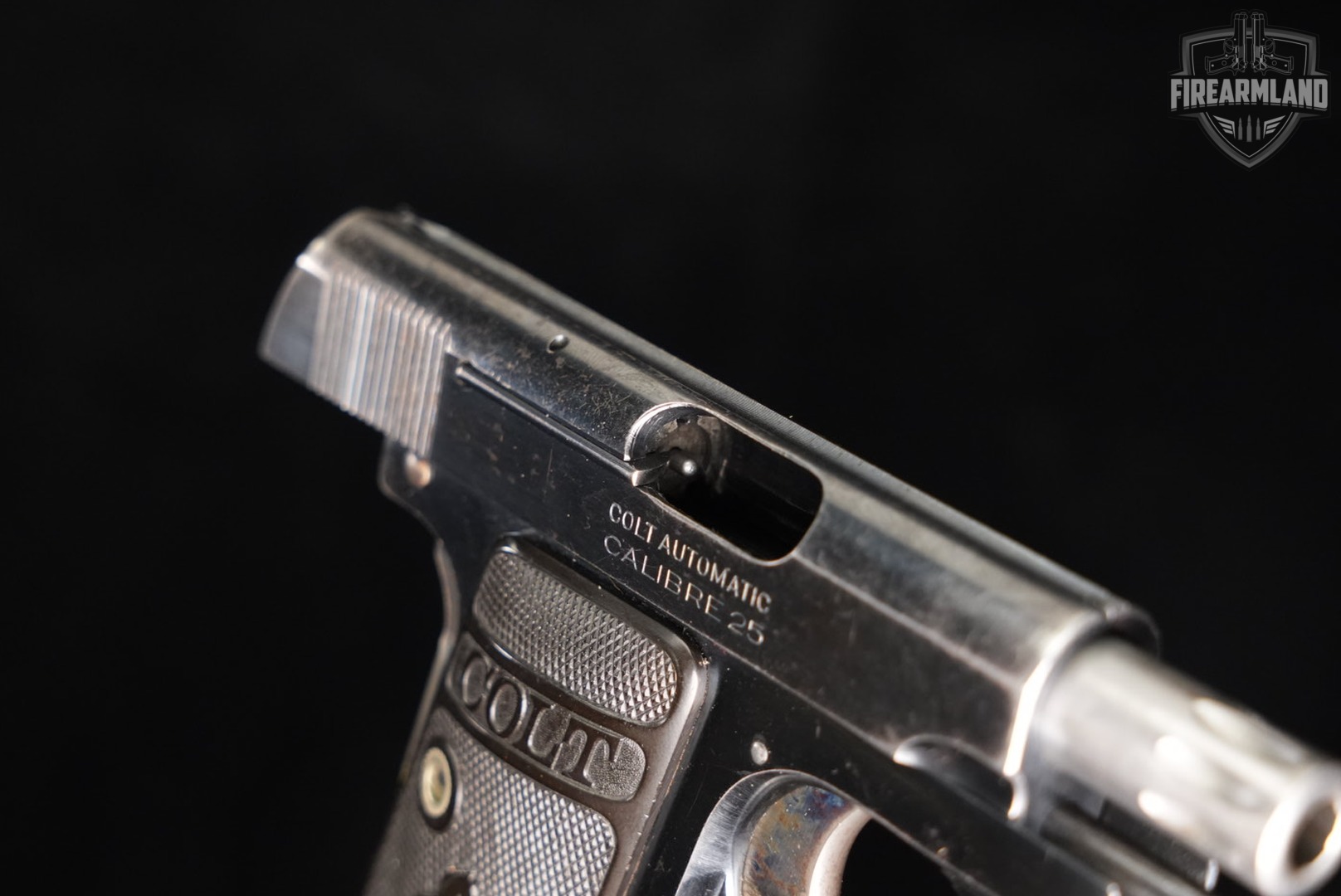 1923 Colt Model 1908 Vest Pocket 25 ACP (6.35Mm) 2" Blued-img-11