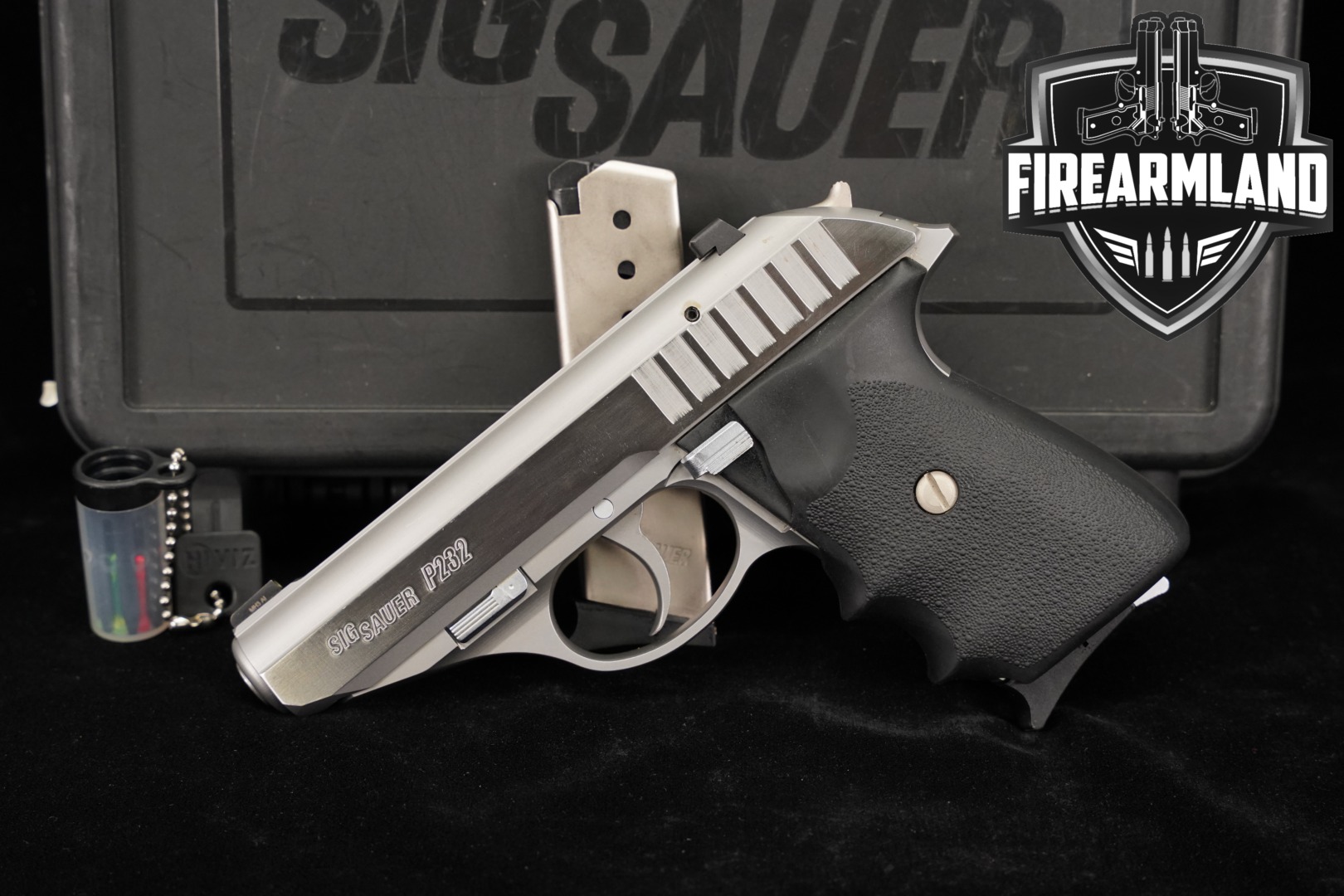 2010 Sig Sauer P232 Stainless (SL) .380 ACP Satin Stainless in Very Good Condition Thumbnail