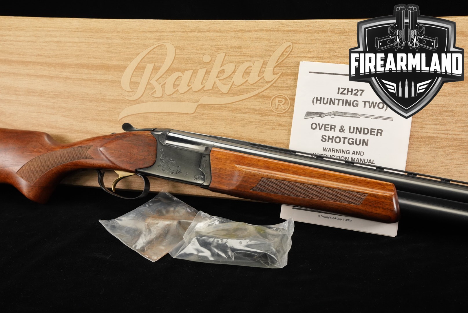 Baikal IZH-27 EM-1C 12 Gauge Blued & Hardwood in Very Good Condition Thumbnail