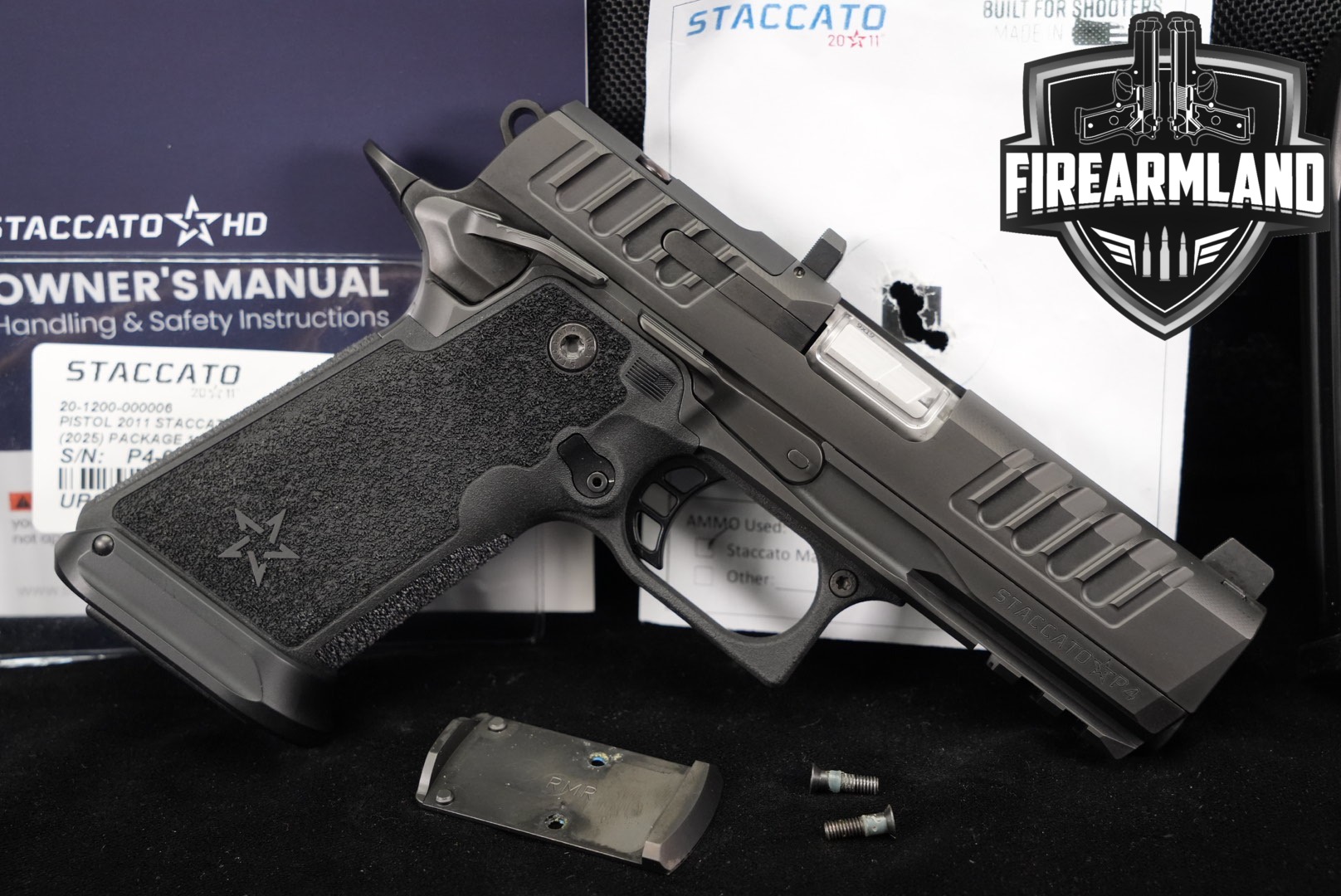 Staccato (STI) P4 2011 HD 9mm Luger Stainless in Excellent Condition Thumbnail
