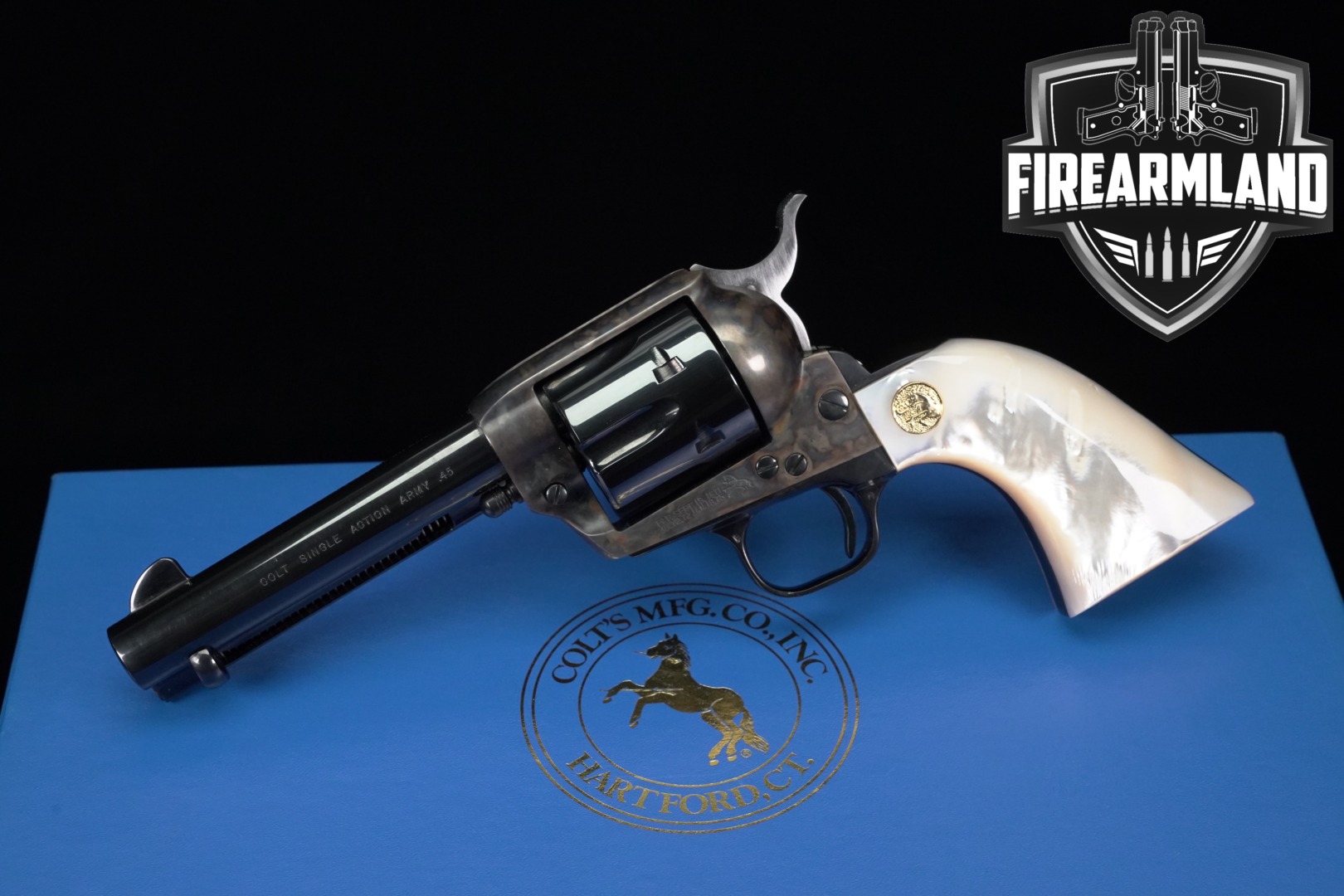 1993 Colt Single Action Army Third Generation .45 Colt Color Case-Hardened & Blued in Excellent Condition Thumbnail