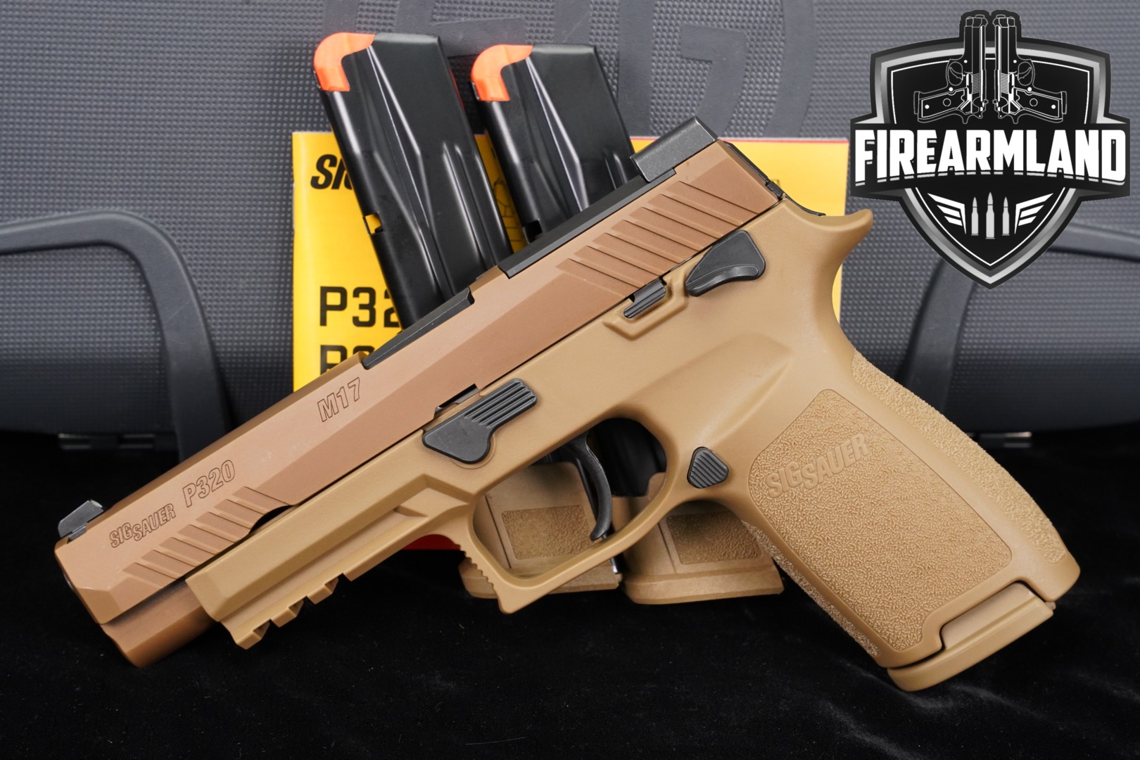 Sig Sauer P320-M17 Manual Safety 9mm Luger Coyote Tan in Excellent Condition Thumbnail