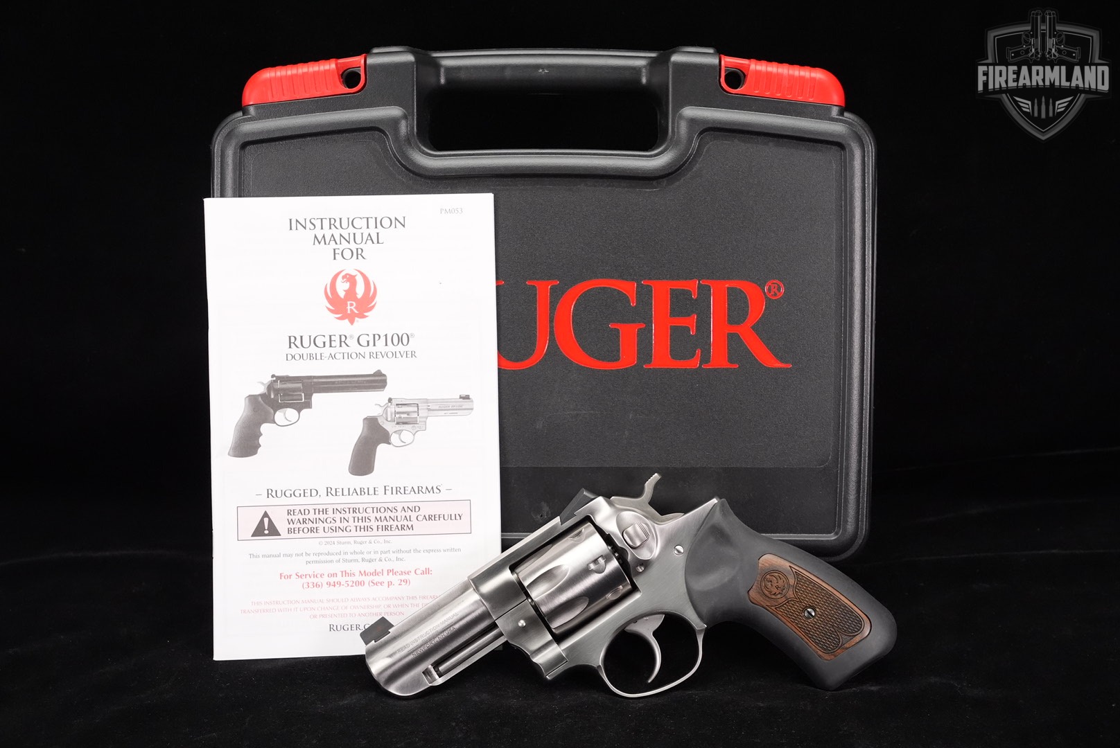 COLLECTOR Ruger GP100 357 Magnum 3" Satin Stainless GP-100 +ORIG CASE-img-2