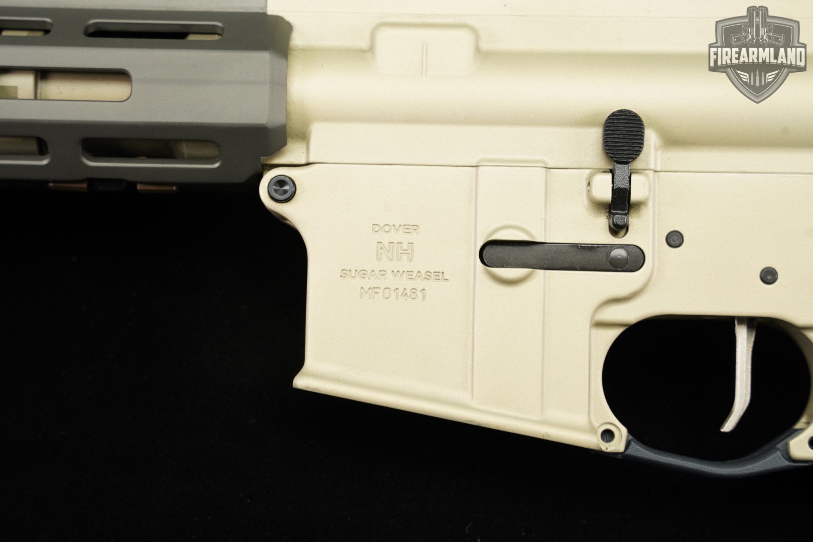Q Sugar Weasel 5.56 NATO AR-15 AR15 16" Two-Tone Tan & Gray +2 MAGS-img-18