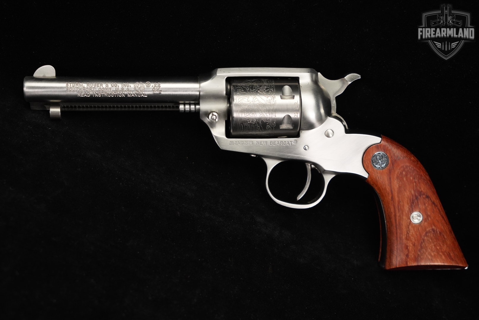 2005 Ruger New Bearcat 22LR 4.2" Satin Stainless +ORIG CASE-img-3