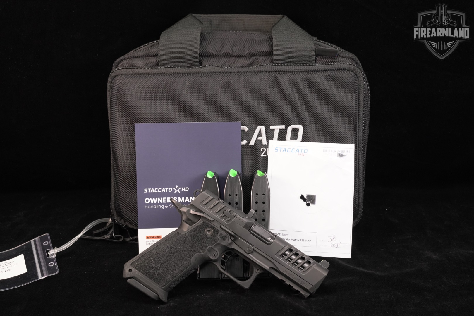 Staccato HD P4 9mm Optics-Ready STI 1911 2011 +4 MAGS & ORIG CASE-img-2