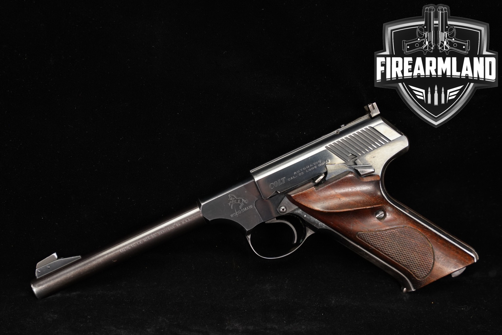 1957 Colt Woodsman Target, Third Series .22 LR Blued in Good Condition Thumbnail