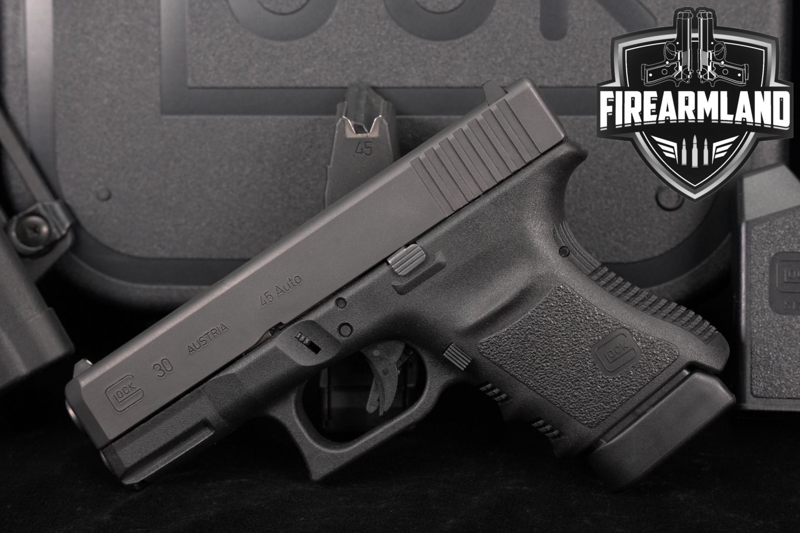 Glock 30 Gen3 SF G30 Gen 3 45 ACP 3.78" +2 MAGS, ORIG CASE & HOLSTER-img-0