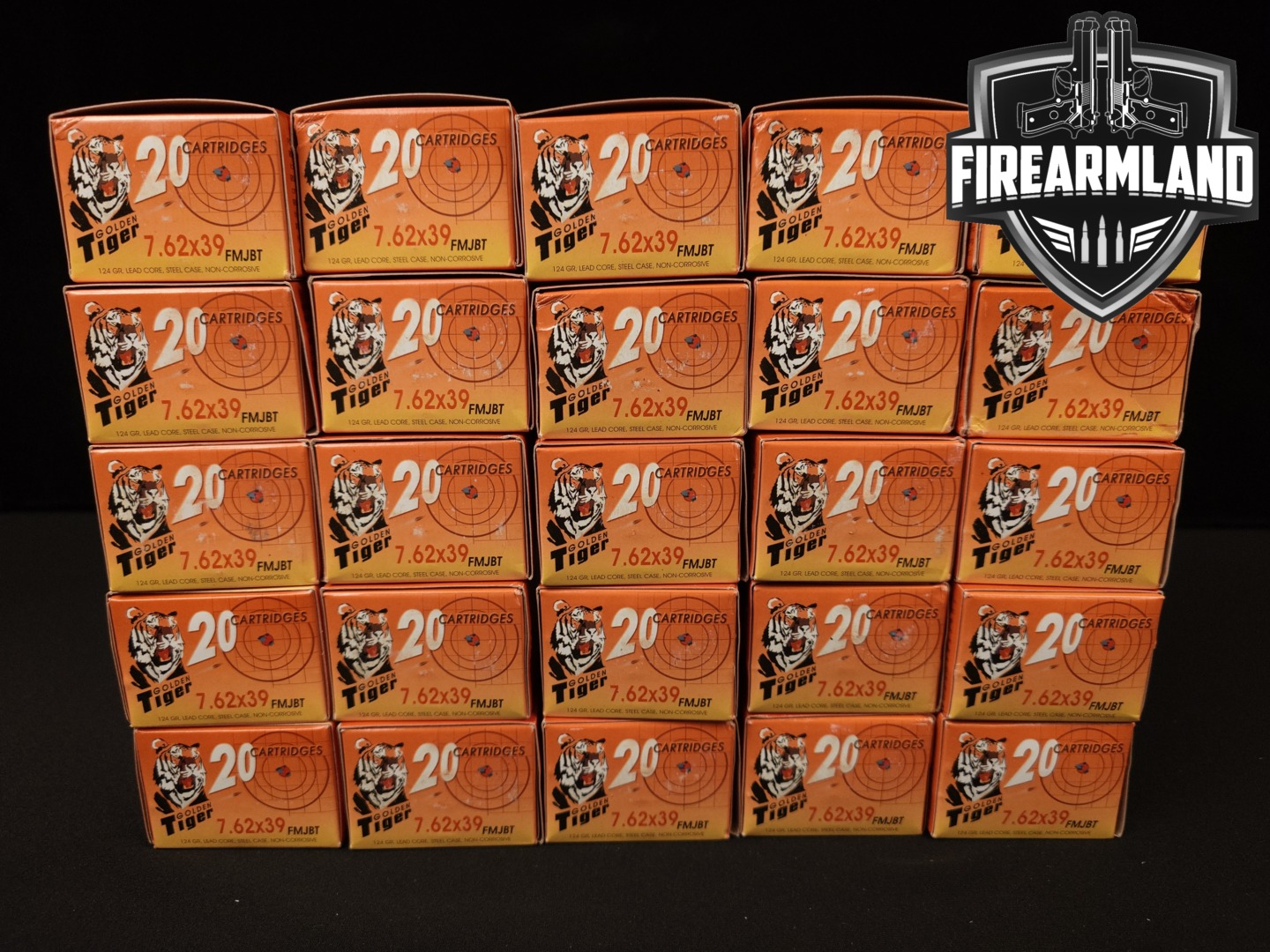 Golden Tiger 7.62X39 Ammo 7.62x39 in New - Old Stock Condition Thumbnail
