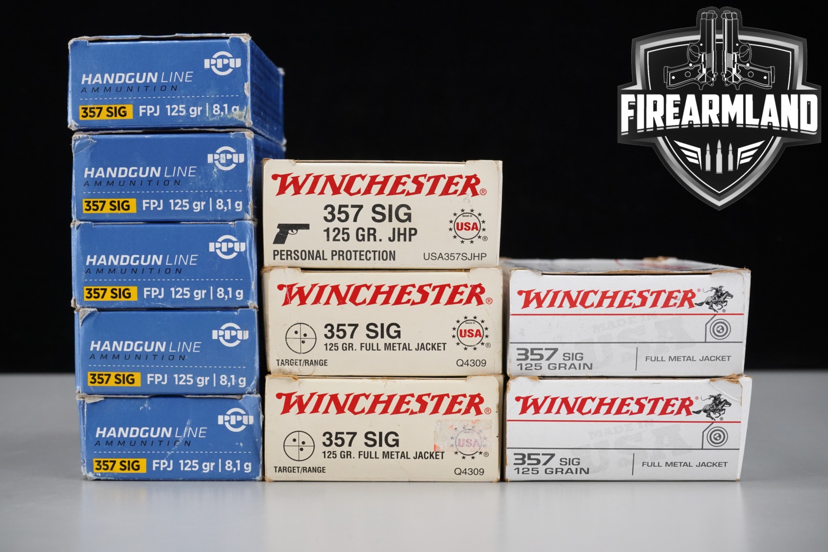 Multiple Manufacturers 357 Sig Ammo .357 SIG in New - Old Stock Condition Thumbnail