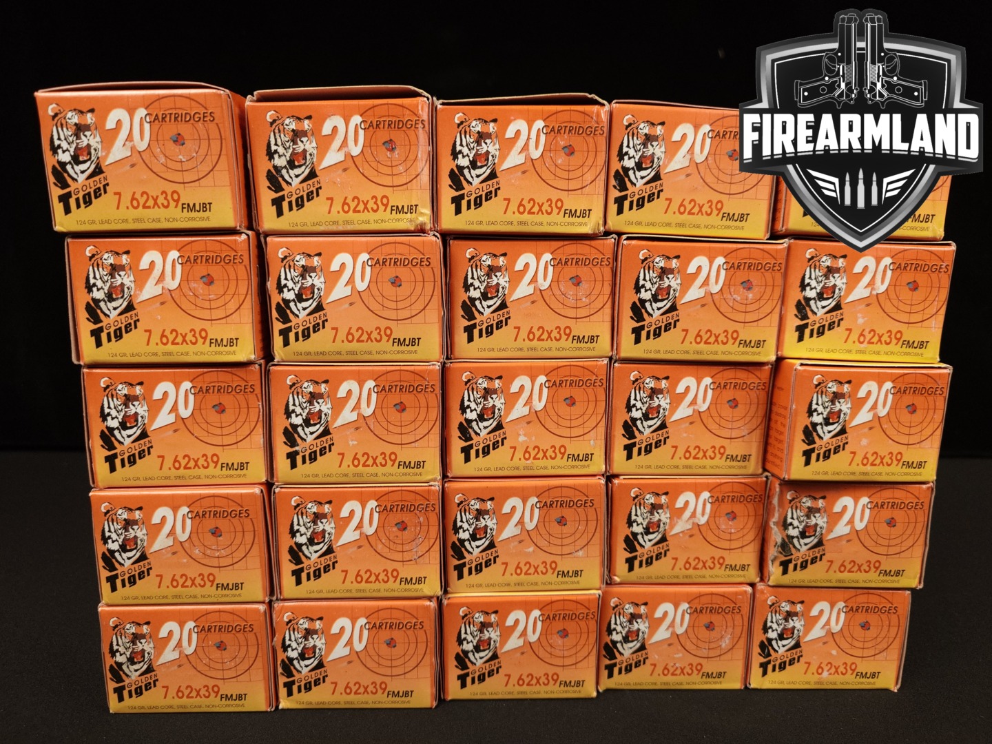Golden Tiger 7.62X39 Ammo 7.62x39 in New - Old Stock Condition Thumbnail
