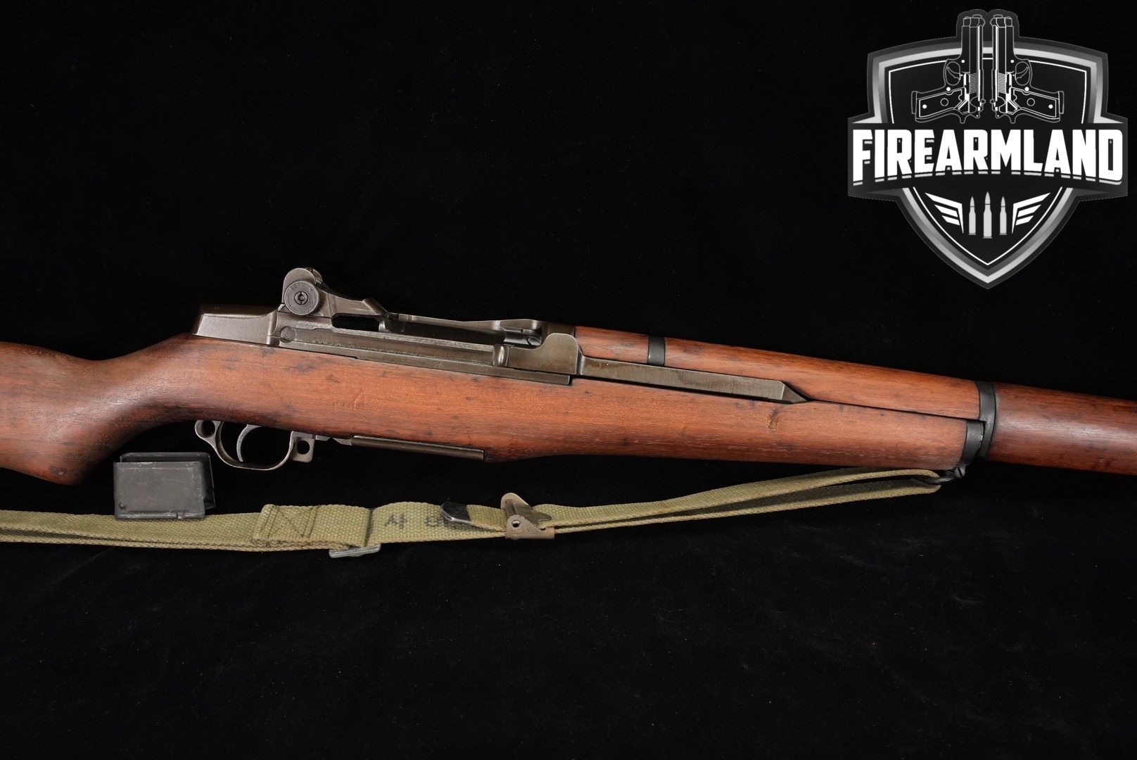 1944 Springfield Armory M1 Garand .30-06 Parkerized & Hardwood in Good Condition Thumbnail